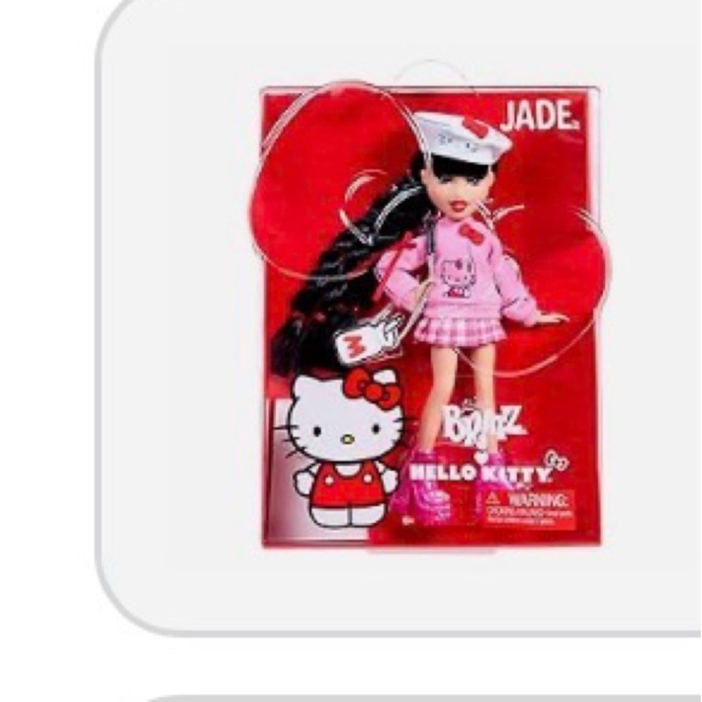 Hello Kitty Jade Doll - Pink and Black